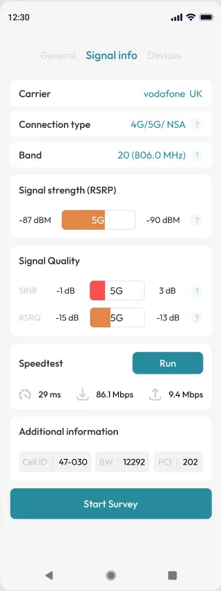 Мобильное приложение “Network Analytics“